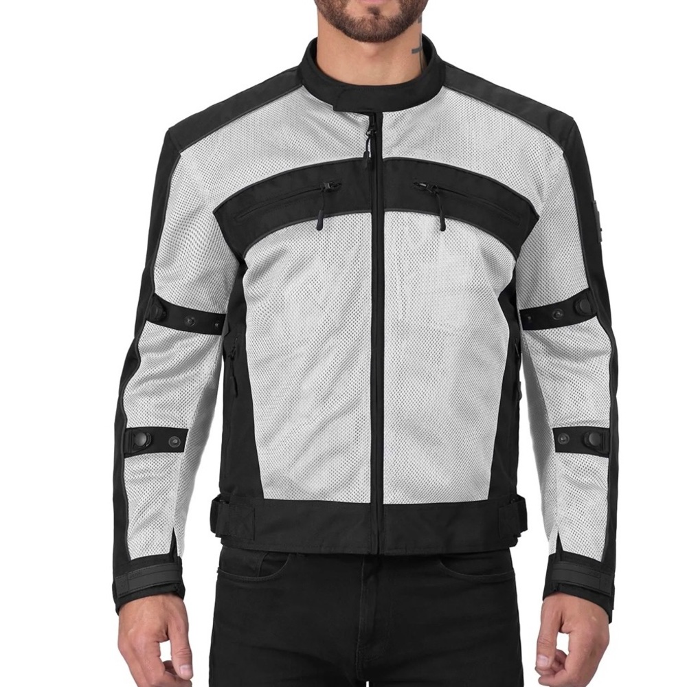 S NEW Viking Cycle Jacket High Visiblity Mesh Flexible Body Protection Small Win